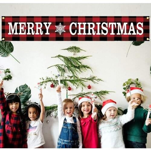 Christmas Festive Banner Merry Christmas Banner Large Xmas Sign Huge Xmas House Home Outdoor Party Decoration Highest Quality