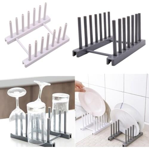 Kitchen Sink Drain Rack Storage Organizer Dish Drying Rack Holder Drainer Cocina Plastic Plate Cups Stand Display Holder