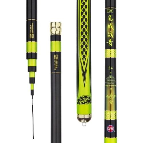 High Quality 19 Tone Fishing Rod High Caibon Taiwan Fishing Rod Superhard Hand Rod Ultralight Black Pit Pole Fishing Equipment