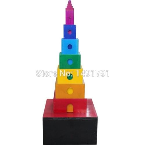 Takagism game props Seven layers of the pagoda props to open lock or controll motor Room escape game props