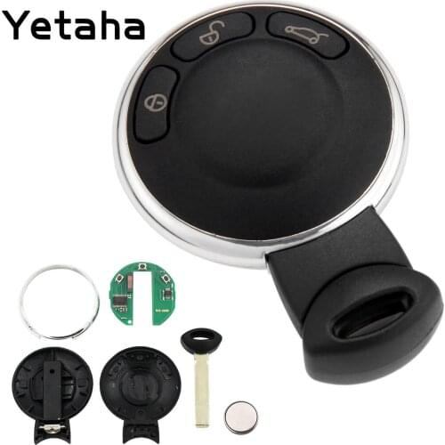 Yetaha 3 Button Smart Remote Key For BMW Mini Cooper R50 R53 2007 2008 2009 2010 2012 2013 2014 868MHz PCF7952 ID46 Chip