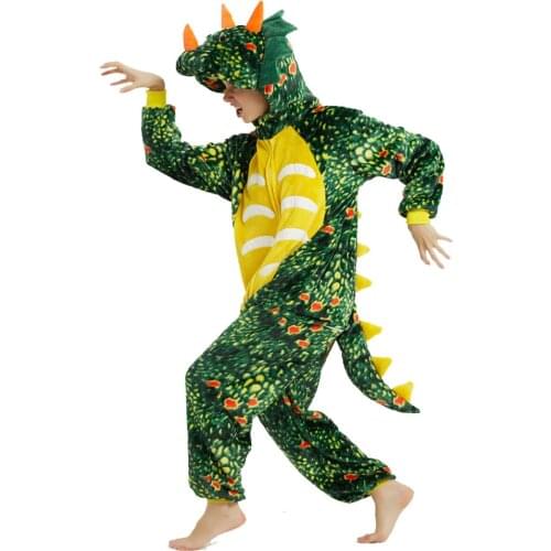 Winter Flannel Dragon Animal Hooded One Piece Jumpsuit Men Unisex Adult Roupa Masculina Onesie Pijama Hombre