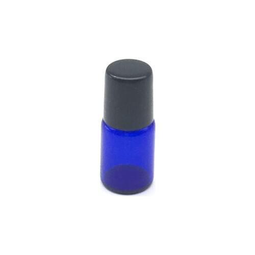 10pcs 2ml Blue Roller Glass Bottle for Essential Oil Refillable Perfume Sample Roll on Bottle Deodorant Containers
