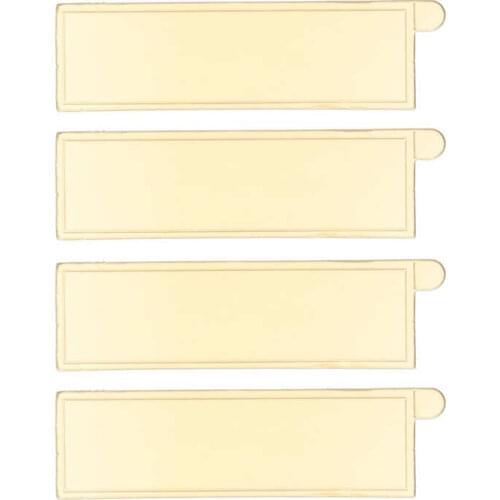 100PCS Rectangle Mousse Cake Tray Thicken Paper Baking Boards Cupcake Base Dessert Display Tray Cardboard Decoration Tools