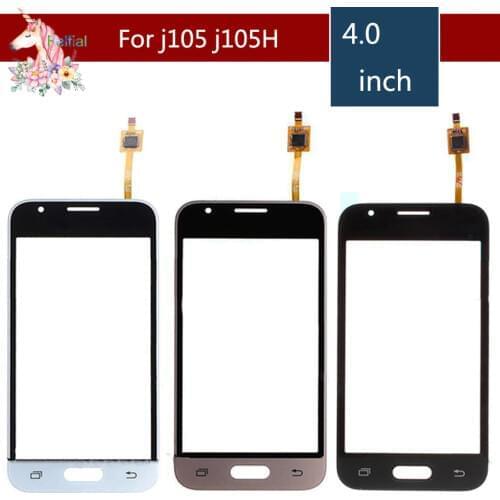 50pcs/lot For Samsung Galaxy J1 Mini J105 SM-J105Y J105H J105M Touch Screen Digitizer Sensor Glass Lens Panel Replacement