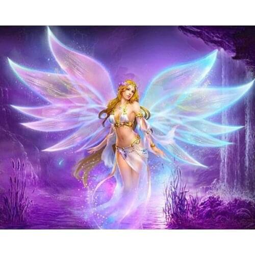 5D DIY Diamond Painting Elf Girl Full Drill Diamond Embroidery Mosaic Sale Gift Decor Picture of Rhinestones Craft