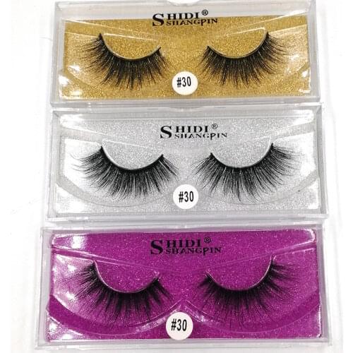 1 Pair 3D Extension Eyelash Mink Full Strip Eyelashes Fake Lashes Long Makeup Mink Lashes Natural False Eyelashes