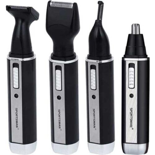 SM USB rechargeable electric nose trimmer 4 in1 nose trimmer eyebrow trimmer temples trimmer beard trimmer