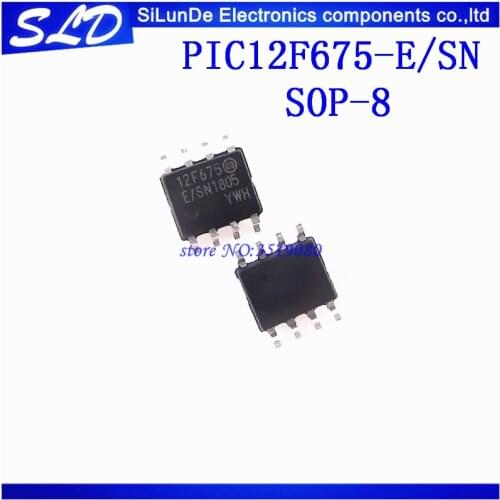 Free Shipping 10pcs/lot PIC12F675-E/SN PIC12F675ESN PIC12F675 12F675 SOP8 new and Original IN STOCK