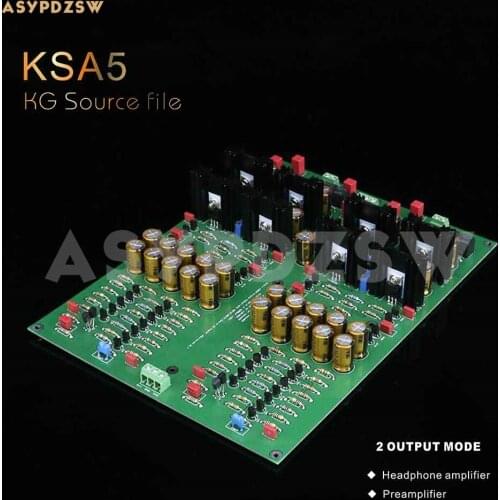 KG Source file HIFI KSA5 Preamplifier/Headphone amplifier PCB/DIY Kit/Finished board