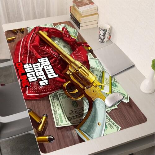 Large Gamer Desk Mat Office Pad Table Grand Theft Auto V Deskpad Pad Computer Mouse Pads Pc Accessories Gaming Mousepad Anime