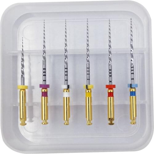 6pc/box Dental Endo Files NITI SX-F3 Pro Niti Rotary Files Engine Use Rotation Files Universal File Dental Endodontic Instrument