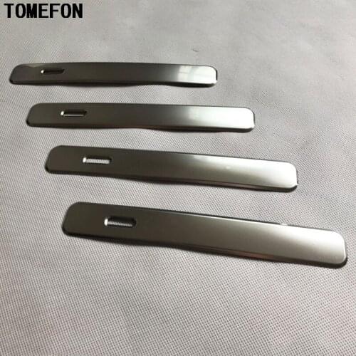 TOMEFON 4pcs For Range Rover Velar 2017 2018 ABS Chrome Door Handle Cover Trim Frame Auto Exterior Accessories Styling