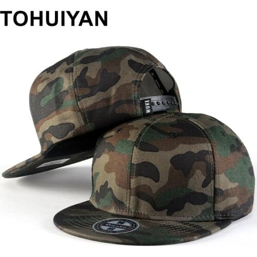TOHUIYAN Camouflage Sports Caps For Men Military Army Baseball Hat Outdoor Camo Hunting Hats Women Gorras Snapback Caps Hip Hop