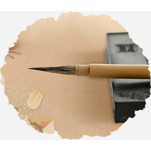 Rabbit Hair Writing Brush Tinta China Calligraphy Pen Chinese Meticulous Painting Brushes Chinese Painting Brush Pen