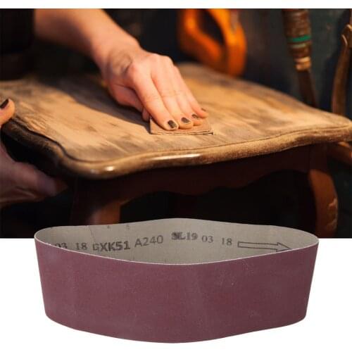 New 10pcs Sanding Belt 533x75mm Sanding Belts 21x3 Inch Abrasive Band For Belt Sander Parts 240-1000 Grit Dropshipping