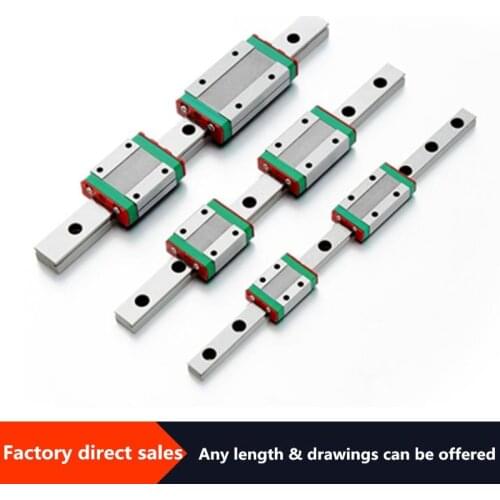 2pcs MGN12 linear rail 100 150 200 350 400 500 600 700 800 1000 1150mm +2pcs MGN12C or MGN12H slider for 3D Printer CNC parts