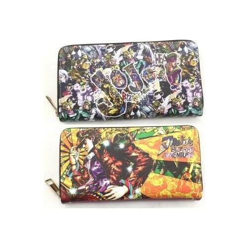IVYYE JoJos Bizarre A254281 Fashion Anime Long Wallet Money Bag Wallets Coin Casual Purses Card Unisex Gift