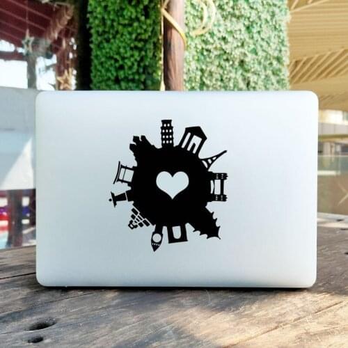 World Engineering Wonders Laptop Sticker for MacBook Pro 16" Air Retina 11 12 13 15 inch Mac Book Skin 14" Dell Notebook Decal
