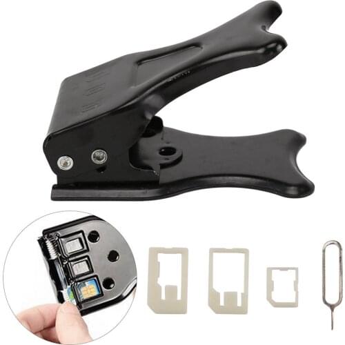 New 3 In 1 Micro/Standard to Nano SIM Card Cutter Tool for Apple iPhone 6/7/8 Samsung SCI88