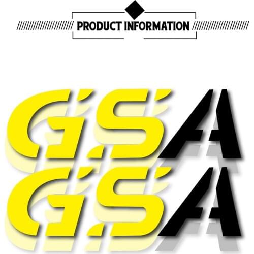 New motorcycle reflective waterproof wheel logo fuel tank sticker notebook sticker logo for bmw gsa gs a GSA