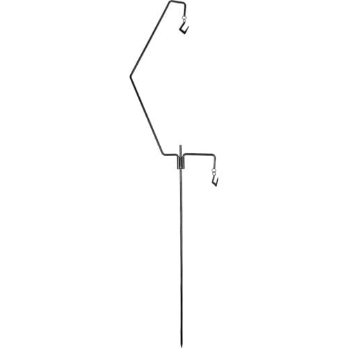 Camping Solid Rack Multi Functional Cookware Rack Folding Steel Hanging Rack Portable Camping Accessory