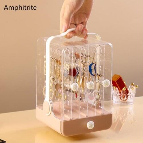 Earring Storage Gift Box Jewelry Display Rack Organic Jewelry Holder Clear Drawer Storage Necklace Jewelry Portable Display