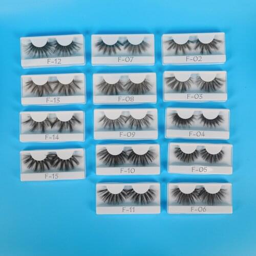 5D 25mm Faux Mink Lashes Wholesale Handmade Full Strip False Eyelashes 10/30/50/100 Pairs/Lot