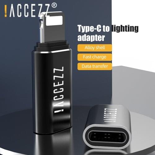 !ACCEZZ For Apple USB OTG Adapter Type-C To lighting For Apple Adapter For iphone X XS XR 8 7 6 5 6S Plus Sync Charger Converter