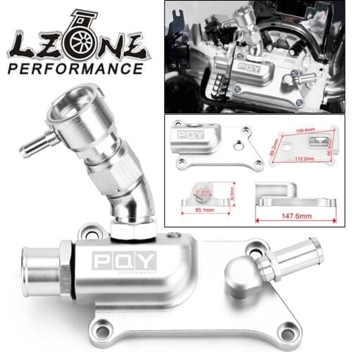 High Quality Auto Upper Coolant Housing Straight With Filler Neck And Thermost Radiator Cap Cover for K24/K20Z3 JR-IMK09S