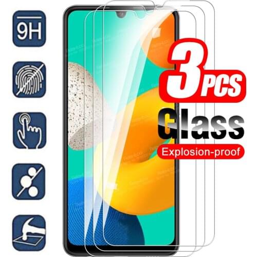3pcs Tempered Protective Glass For Samsung Galaxy M32 Glass Screen Protector Sumsung M 32 32M SM-M325F Safety Cover Phone Film