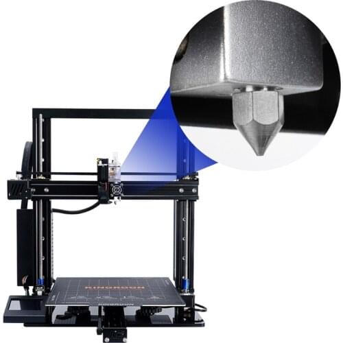 3D Printer Mk8 Brass Stainless Steel Nozzles Print Head Extruder With Wrench and Cleaning Needles Kit 40PCS More Set