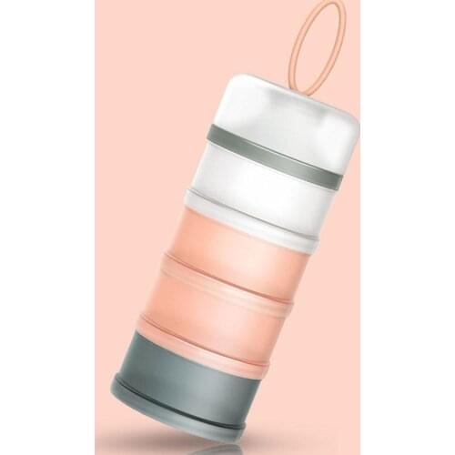 4 Layers Detachable Baby Food Storage Box 480ml Essential Milk Boxes Container Kids Powder Milk Cereal Baby Portable O2M0