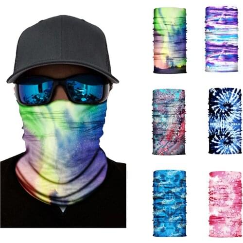 3#Movie Clown Anime Skull Seamless Balaclava Halloween Magic Scarf Headwear Sports Bandanas Men Cycling Hiking Scarf Neck Gaiter