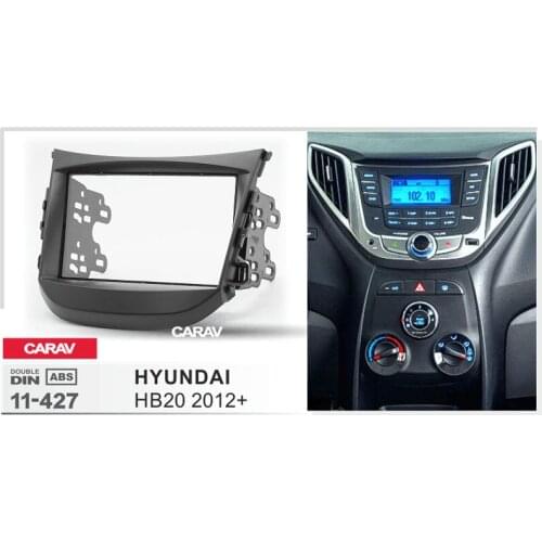 CARAV 11-427 Top Quality Radio Fascia for HYUNDAI HB20 2012+ Stereo Fascia Dash CD Trim Installation Kit