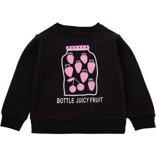 Children Kids Clothes Rainbow Girls Sweatshirts Cotton Kids Long Sleeve Clothes for Children Clothing