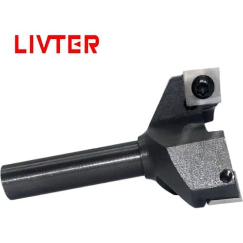 Shank diameter 12.7xD50.8xH12xL80mm replaceable carbide blades milling cutter with 12x12x2.2x35