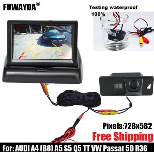Free Postage SONY CCD Chip Car Rear View Reverse With Guide/Parking Line CAMERA for AUDI A1 A4 (B8) A5 S5 Q5 TT / PASSAT R36 5D