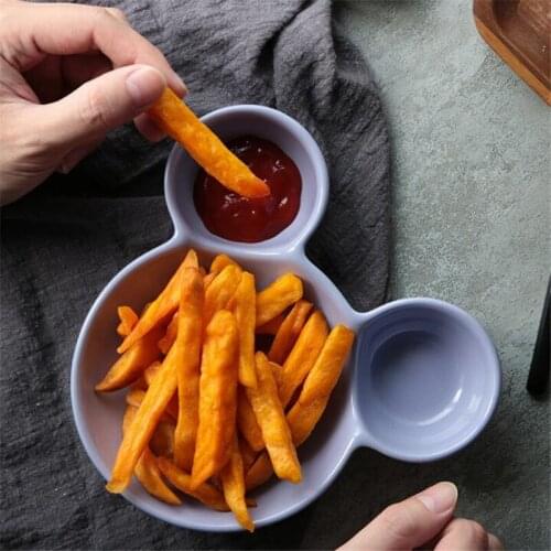 Ceramic Baking Roast Buns Pizza Cheese Dessert Plate Fruit Plate Set