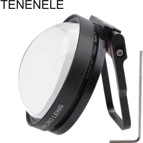 TENENELE Action Camera Filters Set 24X Macro Lens+Diving Red Filter+Adapter Ring on Waterproof Housing For GoPro Hero 5/6/7/2018