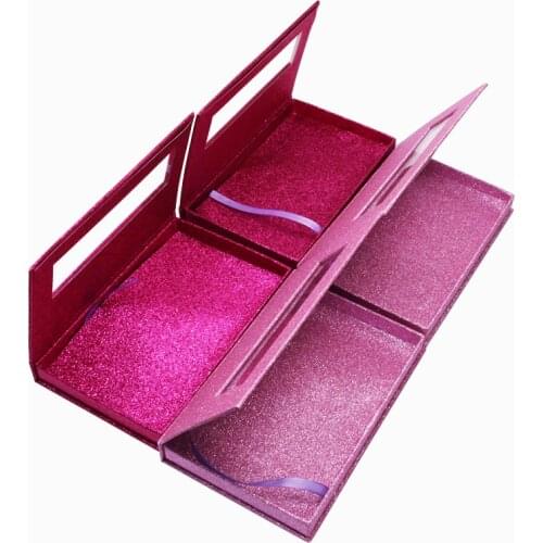 Eyelashes Boxes For Lashes Box Mink Eyelashes Glittering Box False Eyelashes Container Lashes Boxes in Bulk Faux cils