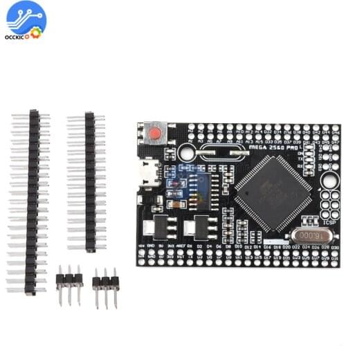 MEGA 2560 PRO Embed CH340G/ATMEGA2560-16AU Chip with Male Pinheaders Compatible for Arduino Mega2560 Micro USB xpansion Module