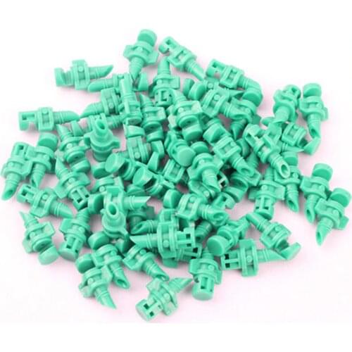 Wholesale 500pcs Green 180 Degree Reflect Spray Nozzle Micro Sprinkler Garden Lawn Plants Irrigation System Misting Sprinkler
