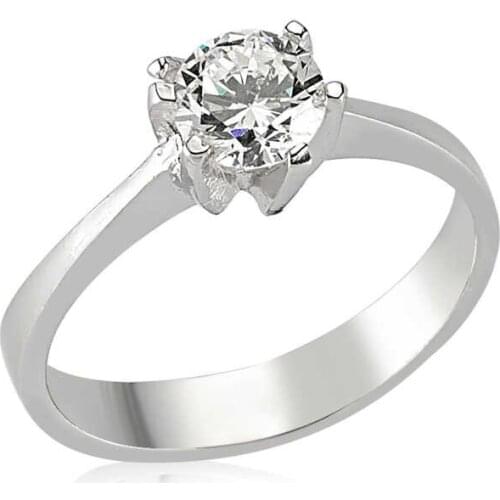 Original silver , Single Stone Ring, Good Quality and Affordable Single Stone ,Rings Types