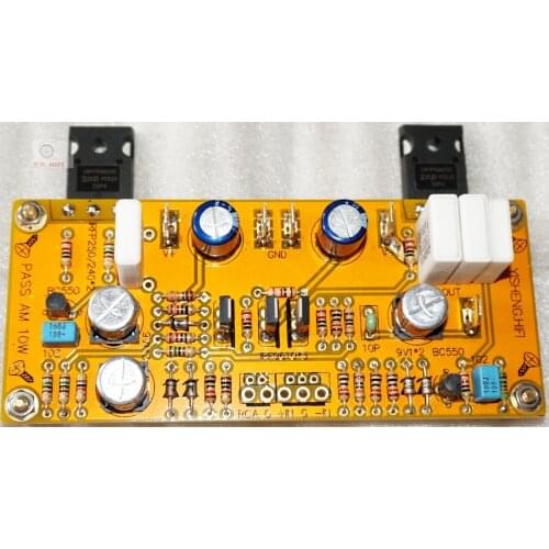 PASS AM-S/ single ended class a power amplifier / balanced input / one set of 2 pcs Free ship