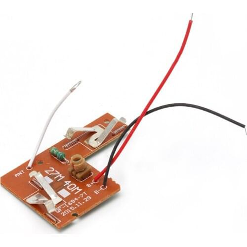 27MHZ 4CH Remote Control Circuit Board PCB Transmitter Receives Antenna Toys BX0E