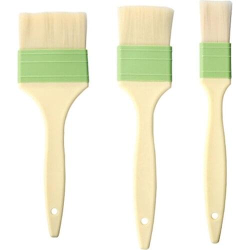 Portable Kitchen Pastry Brush Multifunction BBQ Cake Brushes Basting Tools Plastic Handle Barbecue Accessories