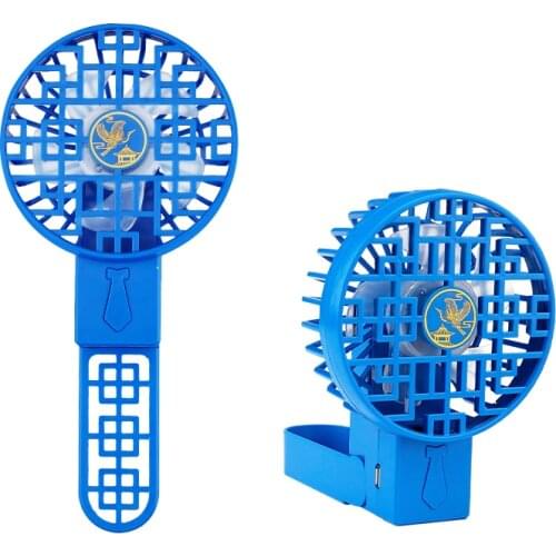 Portable Handheld Fan USB Rechargeable Mini Night Light Fans Toy Appliances Desktop Air Cooler Office Children Outdoor Travel