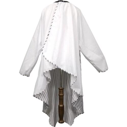 Durable Hair Cutting Cape w/ Sleeves Gown Reusable Easy Clean Haircuts Capes