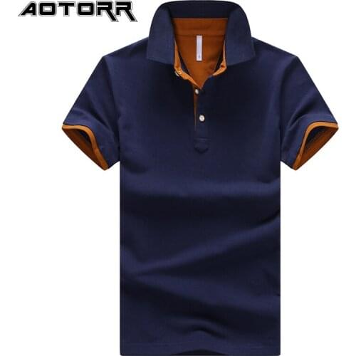 Fashion Business Casual Men Polo Shirt T-shirt 2021 Summer New Breathable T Shirt Mens Lapel Contrast Color Polo Short Sleeve